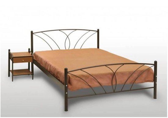Κρεβάτι μεταλλικό μονό ή ημίδιπλο Γογ-Τήνος
