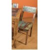 Ξύλινη Πολύχρωμη Καρέκλα Εστιατορίου Ε-146539