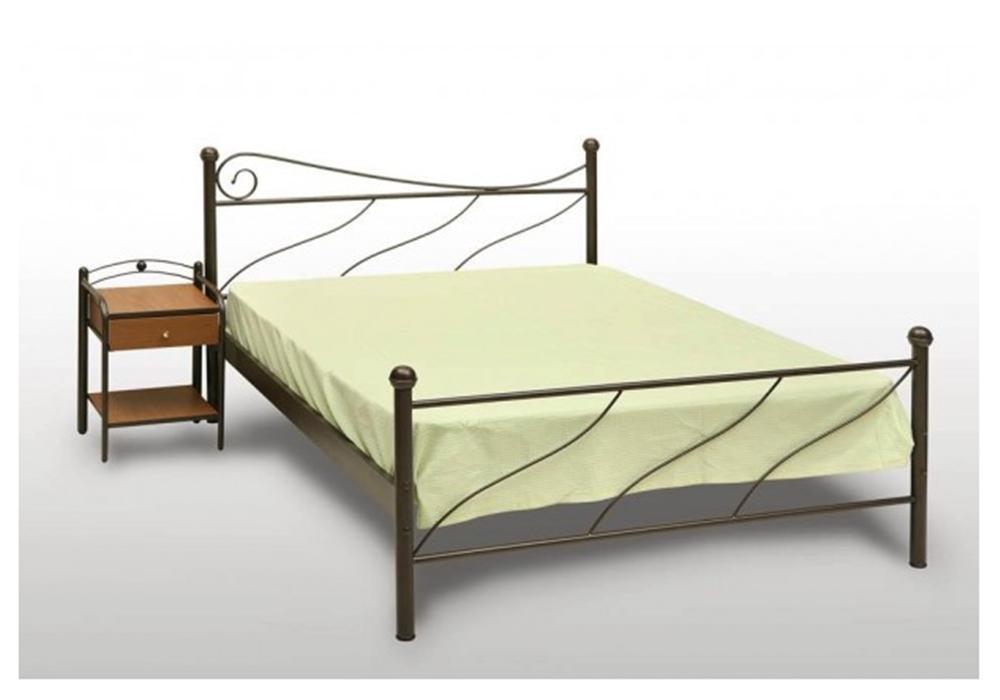 Σιδερένιο Κρεβάτι Με Χαμηλό Ποδαρικό Γ-200029