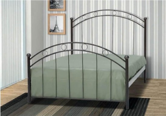 Μεταλλικό Κρεβάτι Με Vintage Σχέδιο Γ-200015