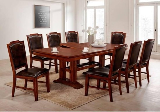 Τραπέζι με Μηχανισμό Επέκτασης και 6 Καρέκλες G-122044
