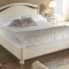 Λευκό Κλασικό Κρεβάτι Με Σκαλιστό πόδι CG-050486
