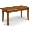 Τραπέζι Ξύλινο Καρυδί με 4 Προεκτάσεις σε 3 Διαστάσεις ΤΕ-122066