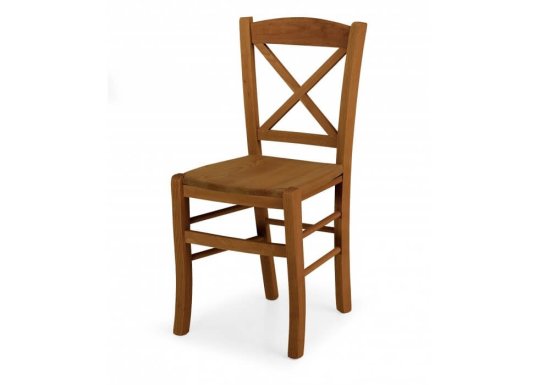 Ιταλική καρέκλα με ξύλινο κάθισμα