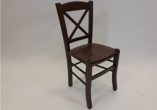Ιταλική καρέκλα με ξύλινο κάθισμα ΤΕ-203620