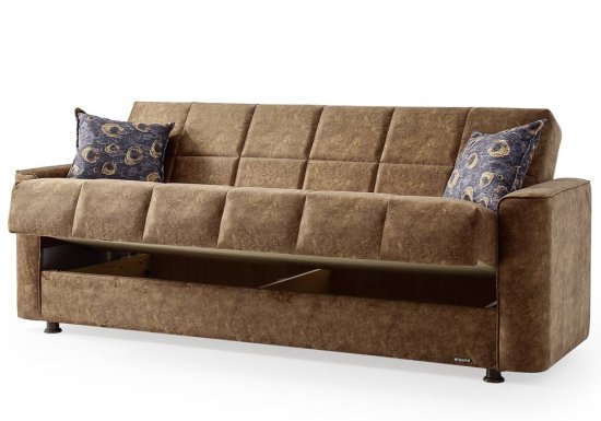 Οικονομικός τριθέσιος καναπές κρεβάτι