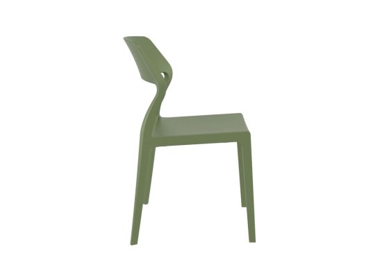 Πράσινη Καρέκλα με Τετράγωνο Σχήμα από Πολυπροπυλένιο Z-222063