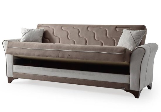 Καναπές κρεβάτι με κυματιστό σχέδιο