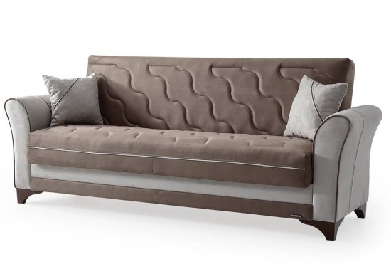 Καναπές κρεβάτι με κυματιστό σχέδιο