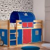 Ψηλό Παιδικό Κρεβάτι Με Βακελίτη και Οξιά S-280041