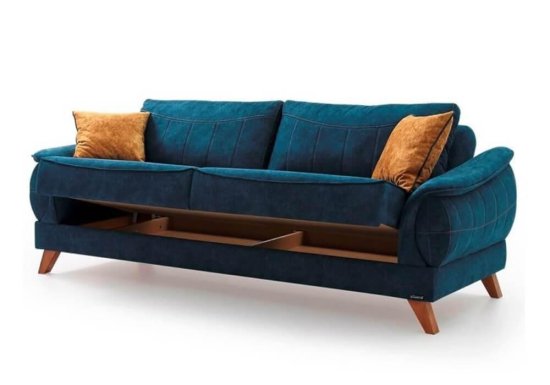 Υφασμάτινος Καναπές – Κρεβάτι Τριών Θέσεων Ef-105068
