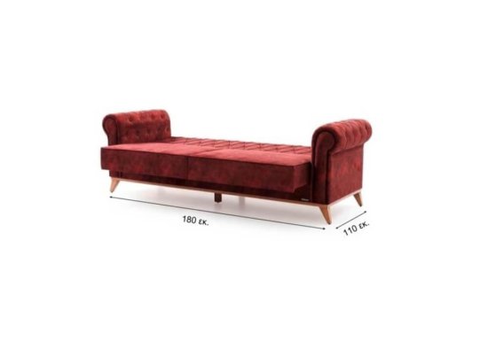 Κομψός Κλασικός Καναπές-Κρεβάτι “Ίκαρος” Ef-105075