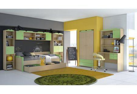 Πρωτότυπο παιδικό δωμάτιο για αγόρι κίτρινο 