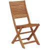 ξύλινη αναδιπλώμενη καρέκλα χαμηλής πλάτης balau