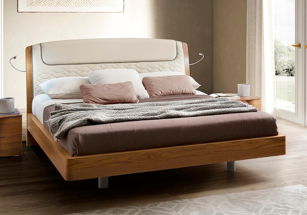 Κρεβάτι για πολυτελή μοντέρνα κρεβατοκάμαρα