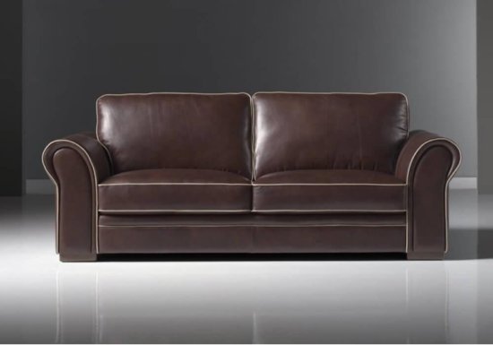 Δερμάτινος τριθέσιος Ιταλικός καναπές Winchester N-050517