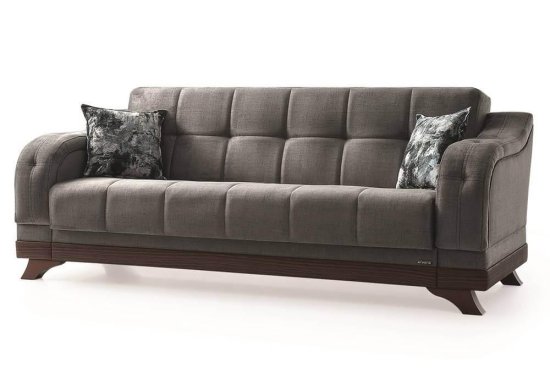 Μοντέρνος τριθέσιος καναπές κρεβάτι με αποθηκευτικό χώρο