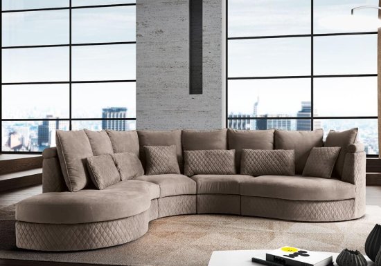 Ημικυκλικός Luxury Ιταλικός καναπές