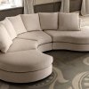 Κυκλικός καναπές για μοντέρνο σαλόνι