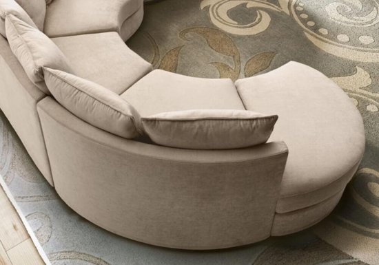 Καμπυλωτός καναπές για μοντέρνο σαλόνι CG-150515