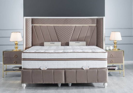 luxury κρεβάτι με κρυφό φωτισμό