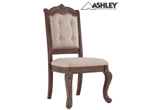 Καρέκλα Σκαλιστή Τραπεζαρίας με καπιτονέ πλάτη ashley