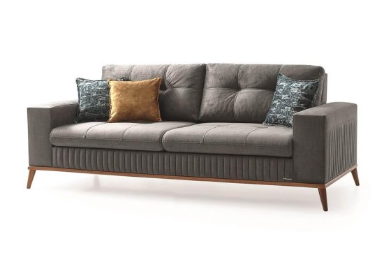 Καναπές κρεβάτι με σχέδιο παράλληλες γραμμές