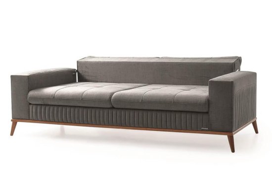 Καναπές κρεβάτι με σχέδιο παράλληλες γραμμές