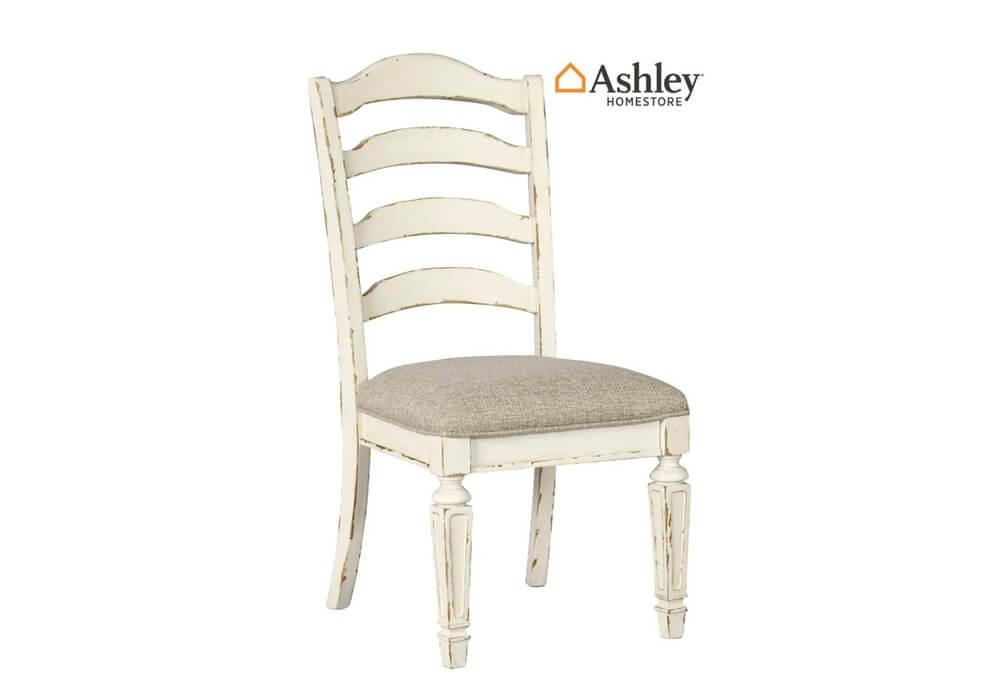 Ambiguous delinquency Shilling Ξύλινη vintage λευκή καρέκλα τραπεζαρίας Ashley | Epiplonet.com