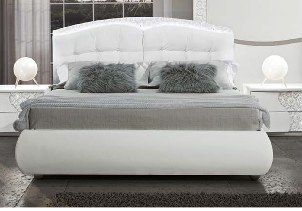 Κρεβάτι με ανάγλυφες μαργαρίτες και αποθηκευτικό χώρο| Epiplonet.com