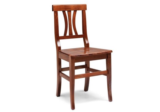 Ιταλική καρέκλα μασίφ οξιάς ιδιαίτερη πλάτη