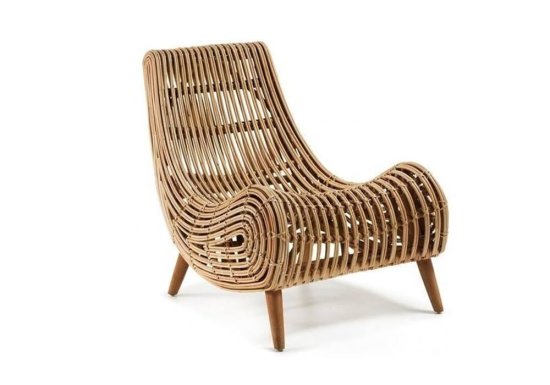 Αναπαυτική bamboo lounge πολυθρόνα