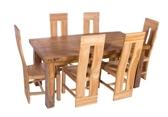 Επεκτεινόμενο τραπέζι από ξύλο teak