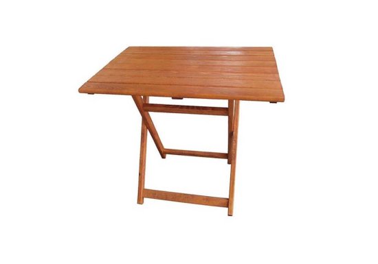 Τραπέζι οξιάς εξωτερικού χώρου πτυσσόμενο ορθογώνιο
