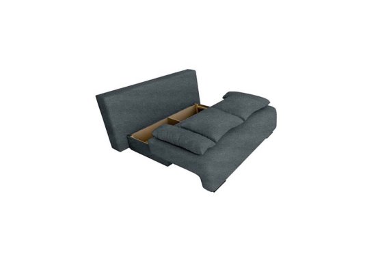 Τριθέσιος καναπές με κρεβάτι και αποθηκευτικό χώρο