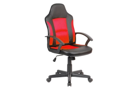 Καρέκλα γραφείου μαύρο κόκκινο