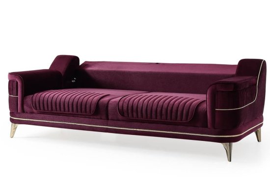 Μοντέρνος Avant Garde βελούδινος καναπές