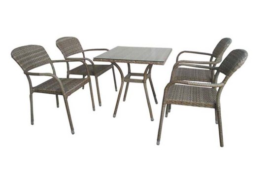 Τραπεζαρία wicker σετ με 2 ή 4 καρέκλες