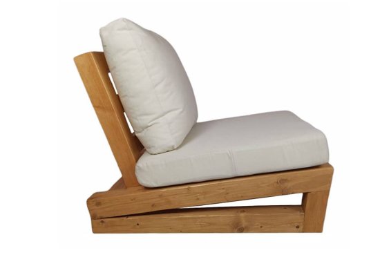 Lounge πολυθρόνα με αναπαυτικά μαξιλάρια