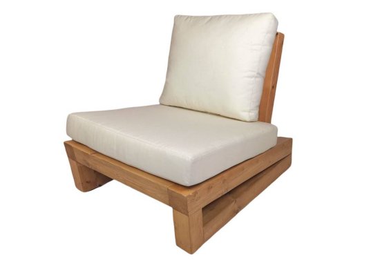 Lounge πολυθρόνα με αναπαυτικά μαξιλάρια