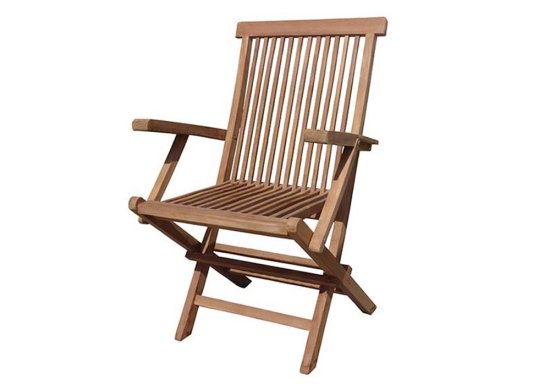 Ξύλινη πτυσσόμενη καρέκλα για κήπο