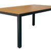 Τραπέζι με τάβλες polywood και σκελετό αλουμινίου 140Χ80