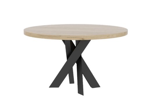 Στρογγυλό τραπέζι μεταλλική βάση