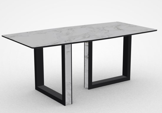 Τραπέζι σύγχρονου design με μαρμάρινη όψη