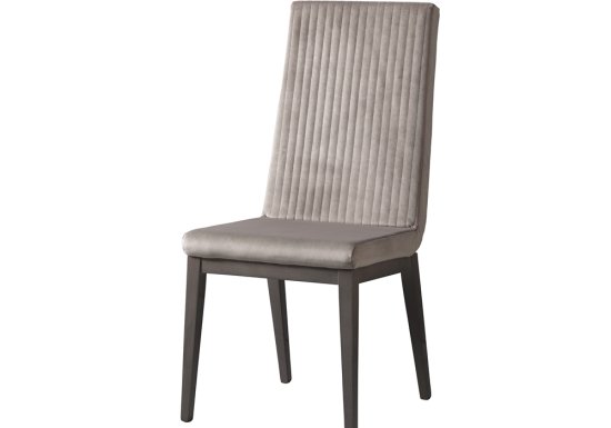 Αναπαυτική καρέκλα ιταλική σε χρώμα ασημένιας σημύδας