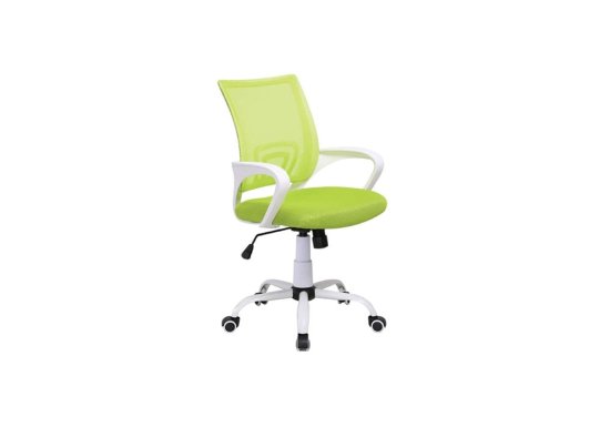 Καρέκλα γραφείου σε χρώμα πράσινο σχεδιασμένη από λευκό σκελετό