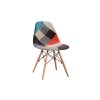 Καρέκλα υφασμάτινη με έντονα χρώματα