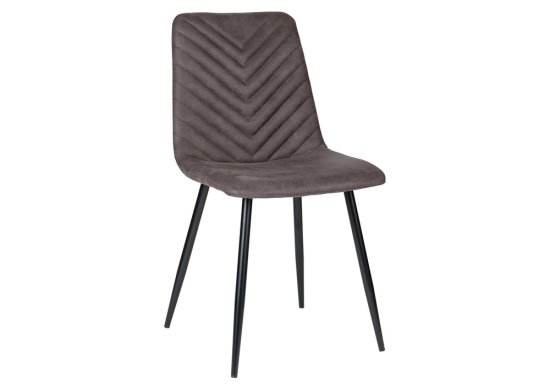 Άνετη καρέκλα από μέταλλο με special ύφασμα σπέσιαλ γκρι