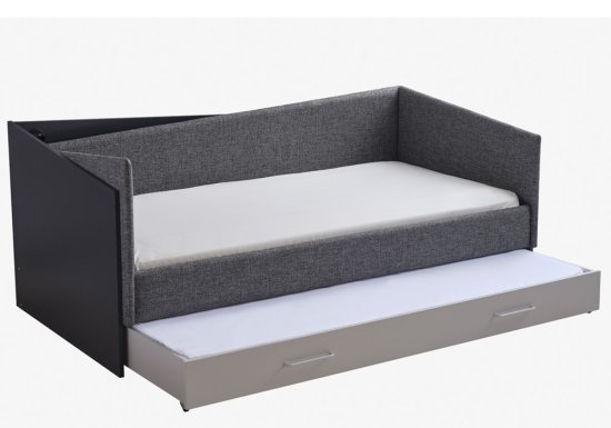 Κομψό εφηβικό καναπές-κρεβάτι με θύρες usb