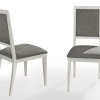 Ιταλικές καρέκλες τραπεζαρίας σε λευκό φινίρισμα σημύδας - Σετ των 2